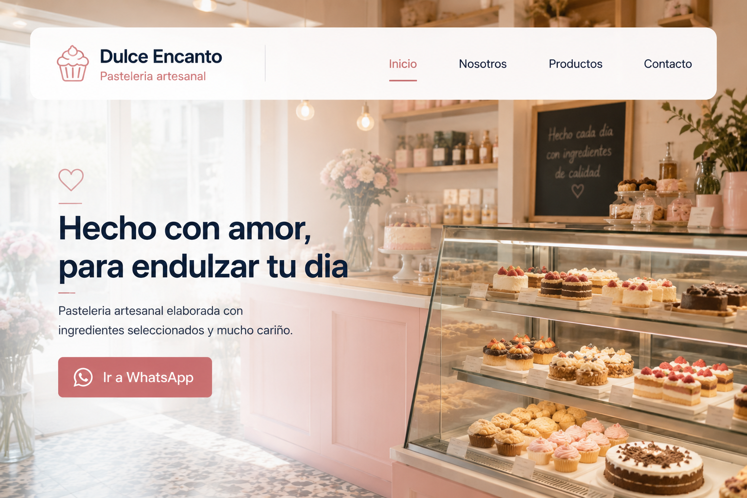 Web terminada en laptop y móvil sin pago adelantado