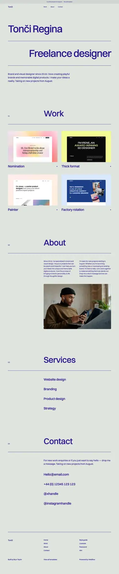 Diseño de página web para agencias y estudios