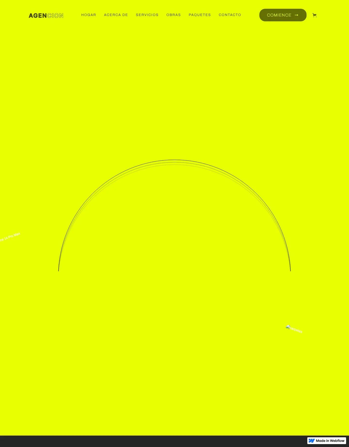 Diseño de página web para agencias y estudios