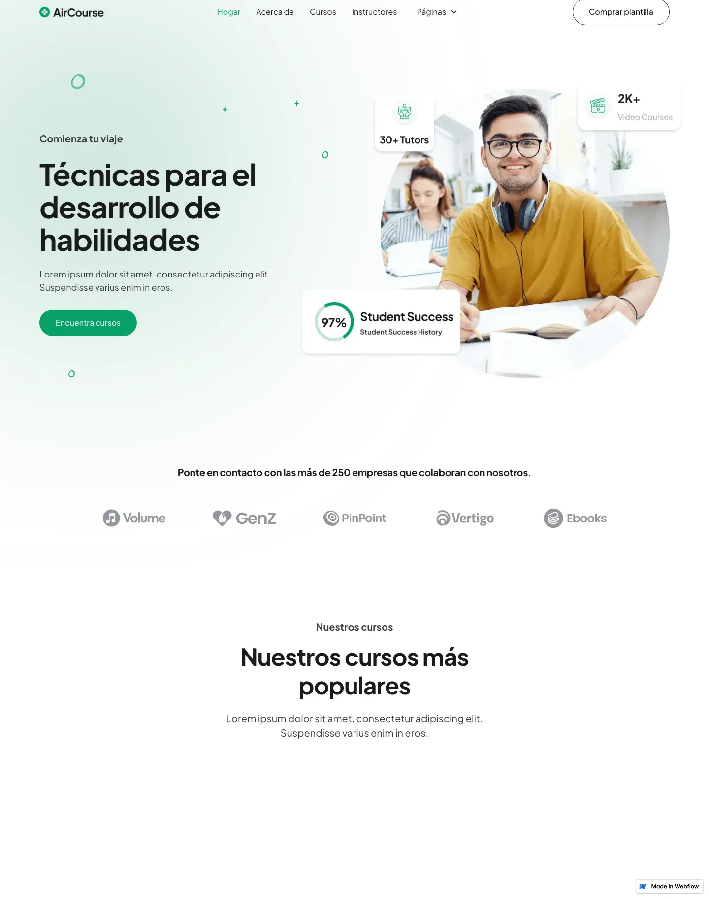 Diseño de página web para educación