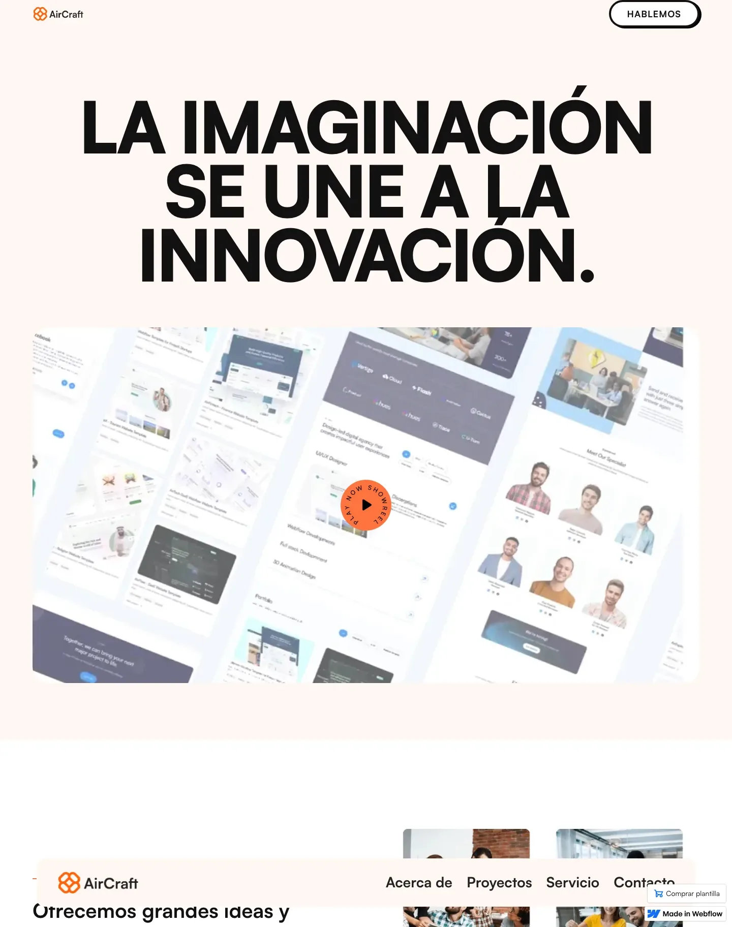 Diseño de página web para agencias y estudios