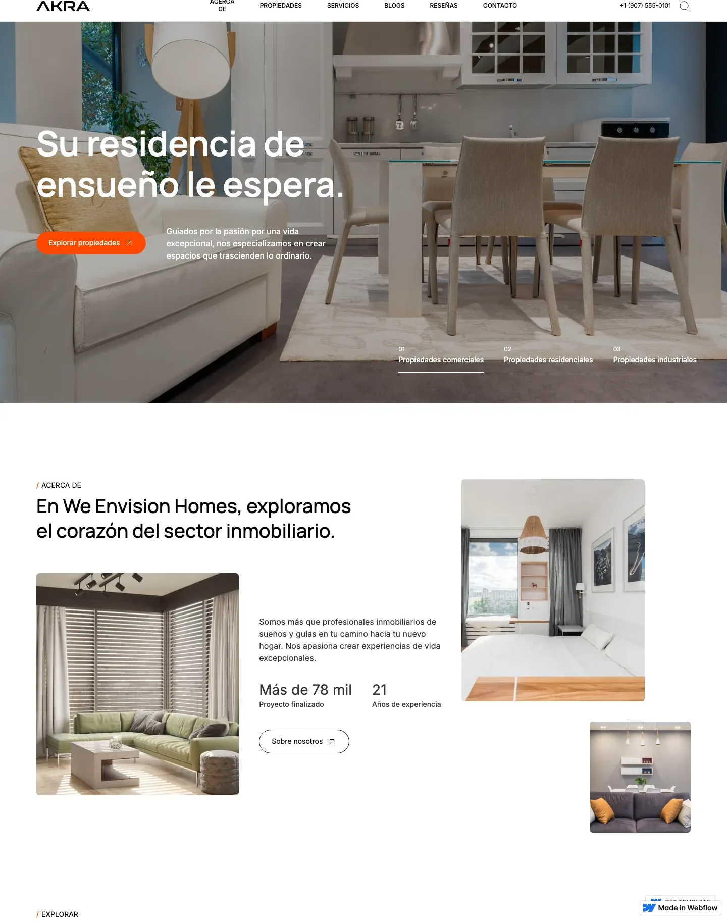 Diseño de página web para inmobiliarias