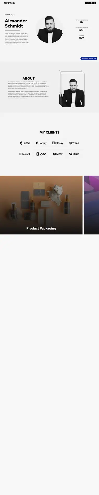 Diseño de página web para agencias y estudios