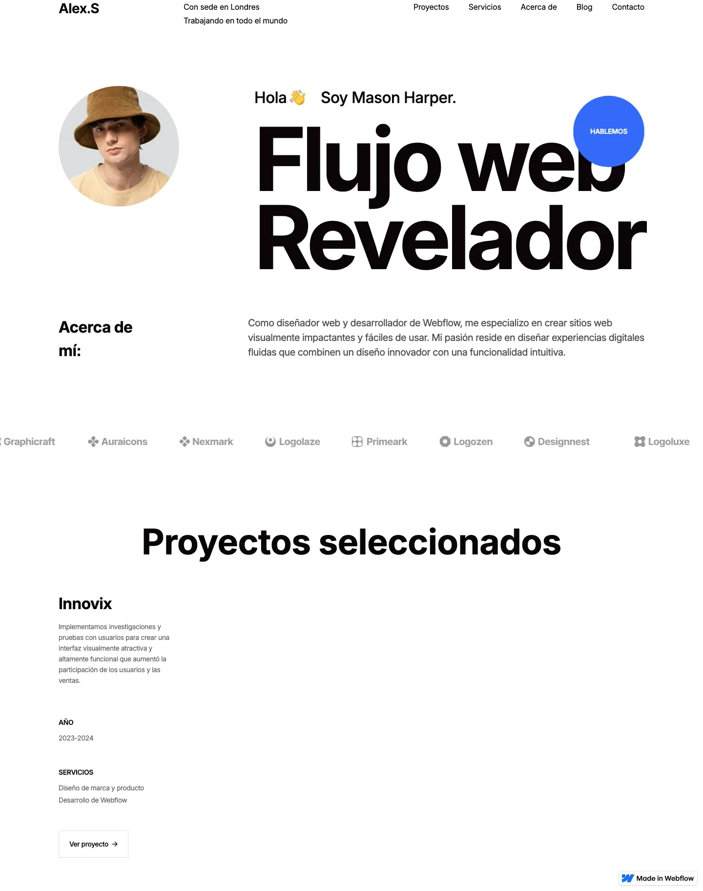Diseño de página web para agencias y estudios