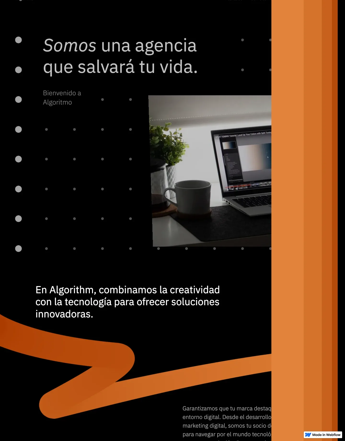 Diseño de página web para agencias y estudios