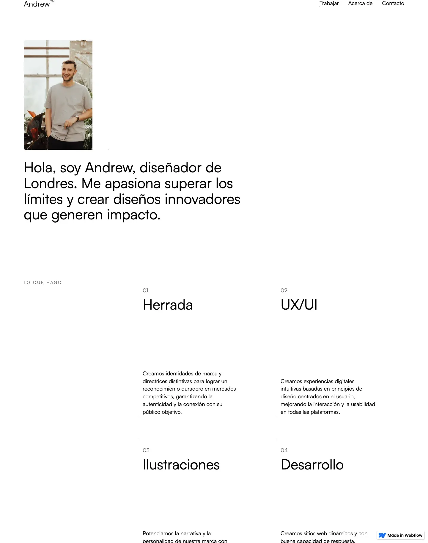 Diseño de página web para agencias y estudios