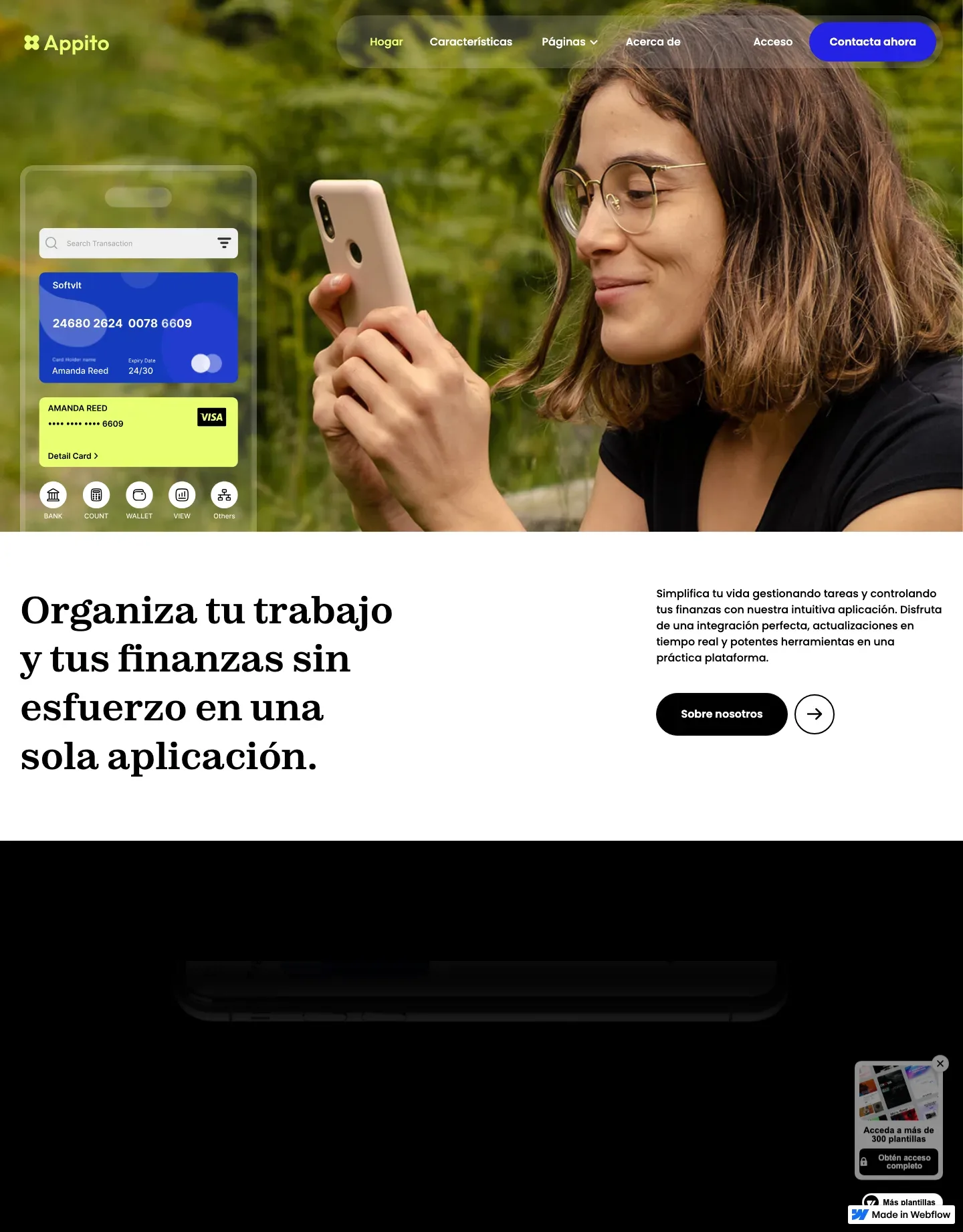 Diseño de página web para landing pages