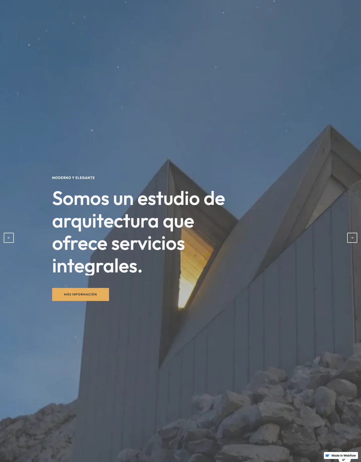 Diseño de página web para construcción y arquitectura