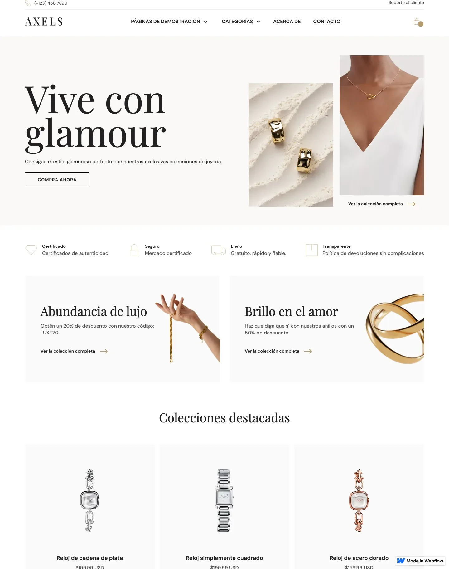 Diseño de página web para tienda online