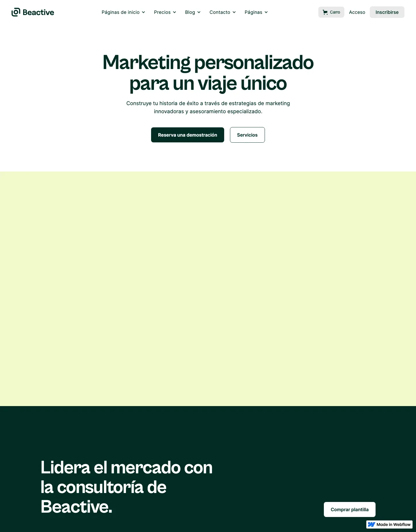 Diseño de página web para consultoría y coaching