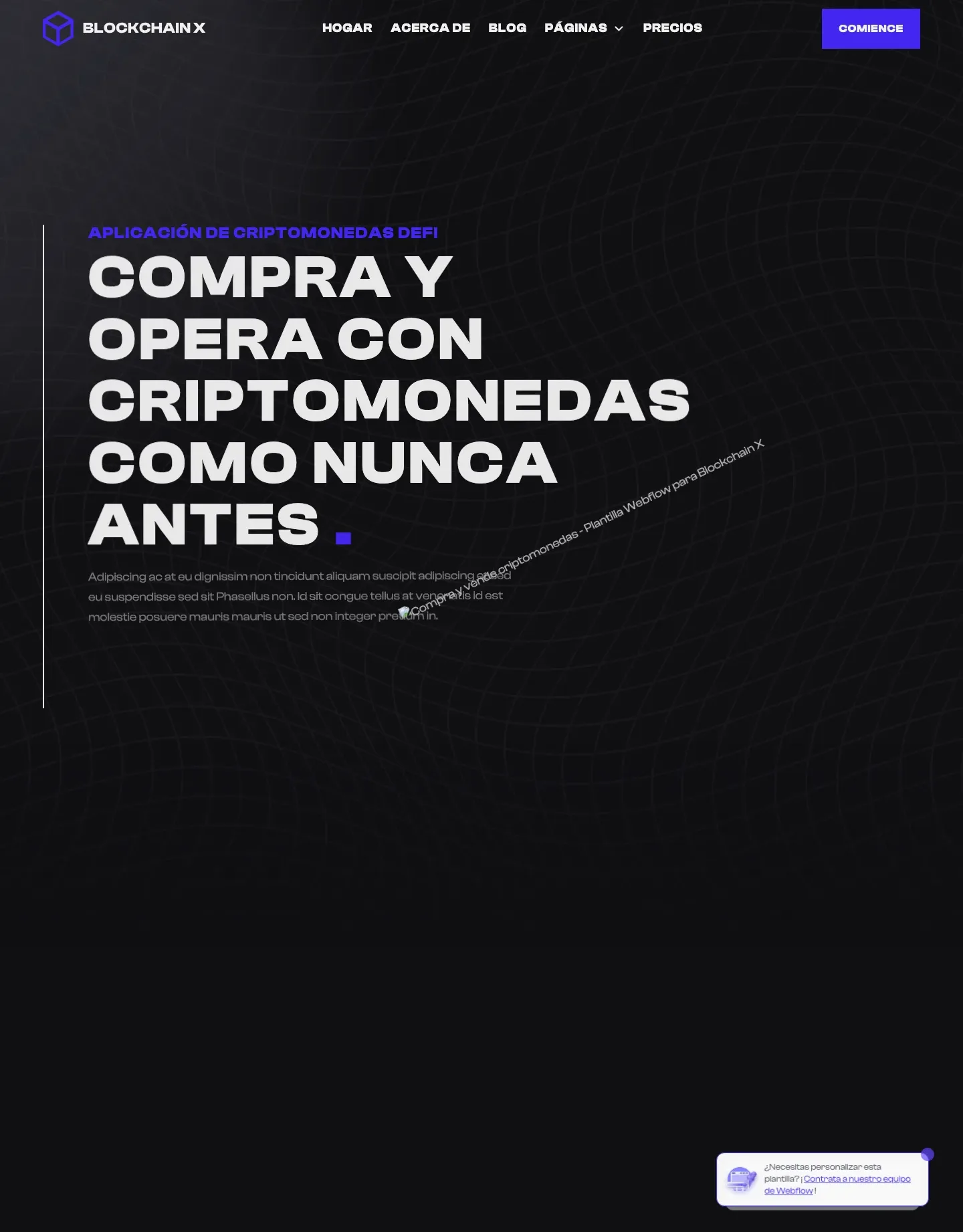 Diseño de página web para landing pages