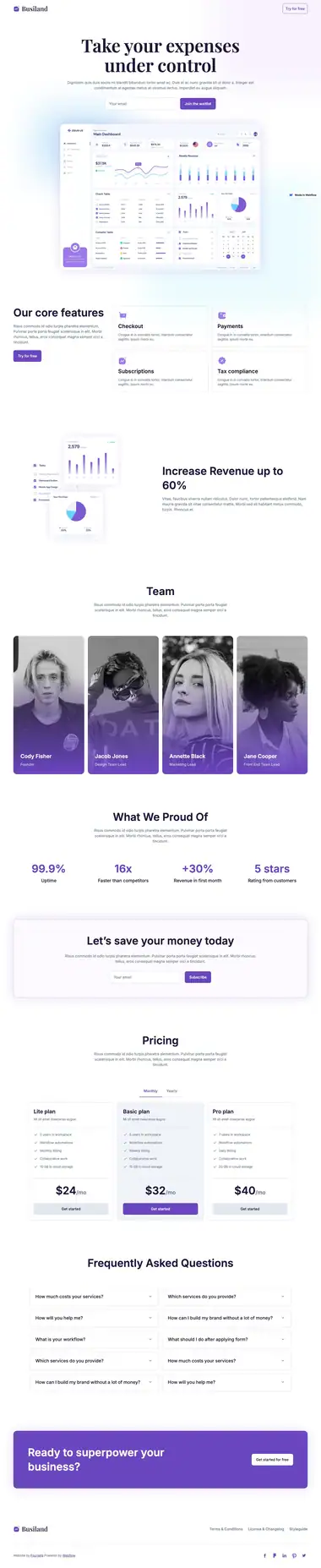 Diseño de página web para landing pages