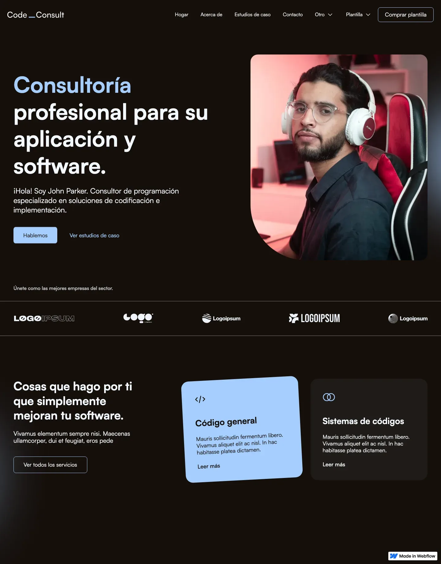 Diseño de página web para consultoría y coaching