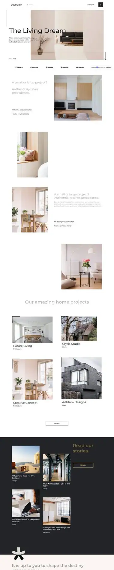 Diseño de página web para inmobiliarias