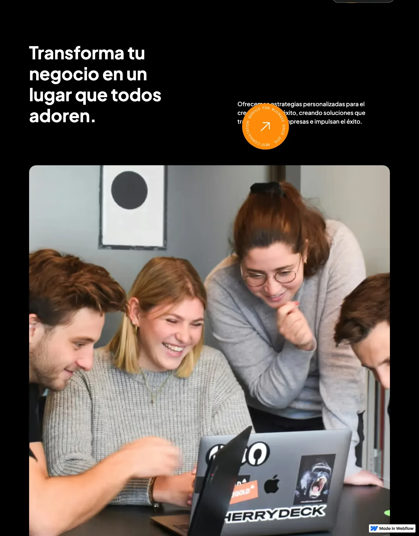 Diseño de página web para consultoría y coaching