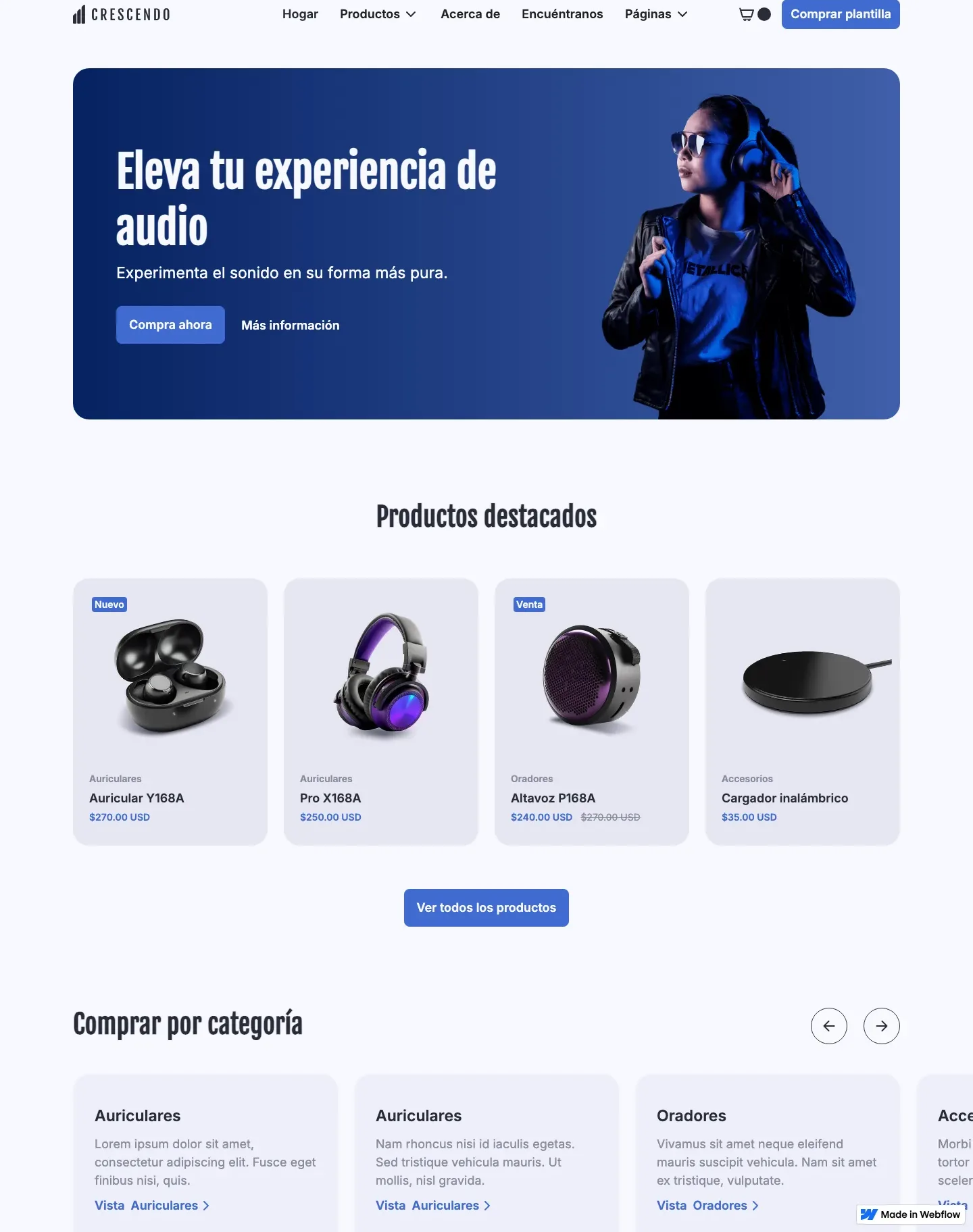 Diseño de página web para tienda online