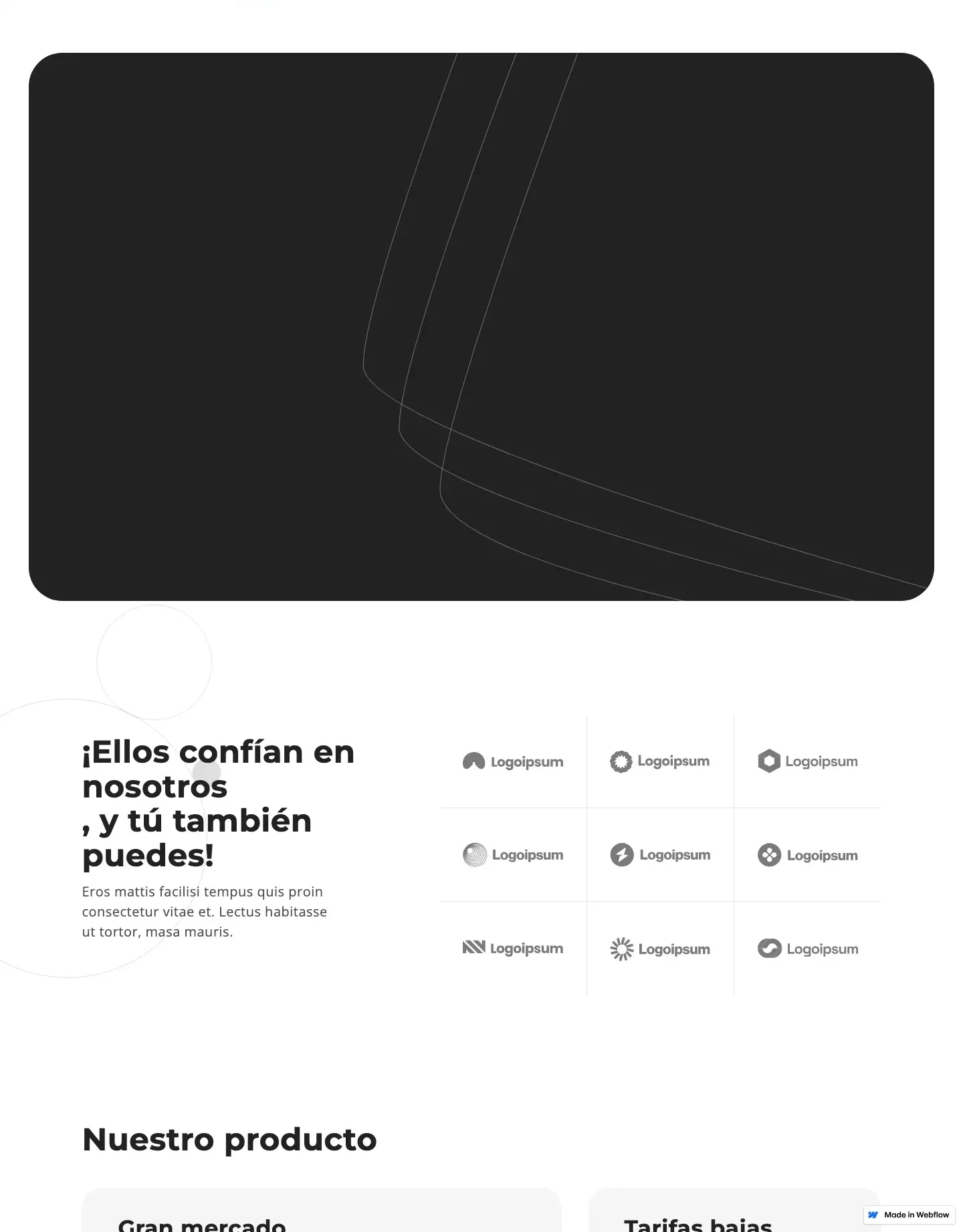 Diseño de página web para landing pages