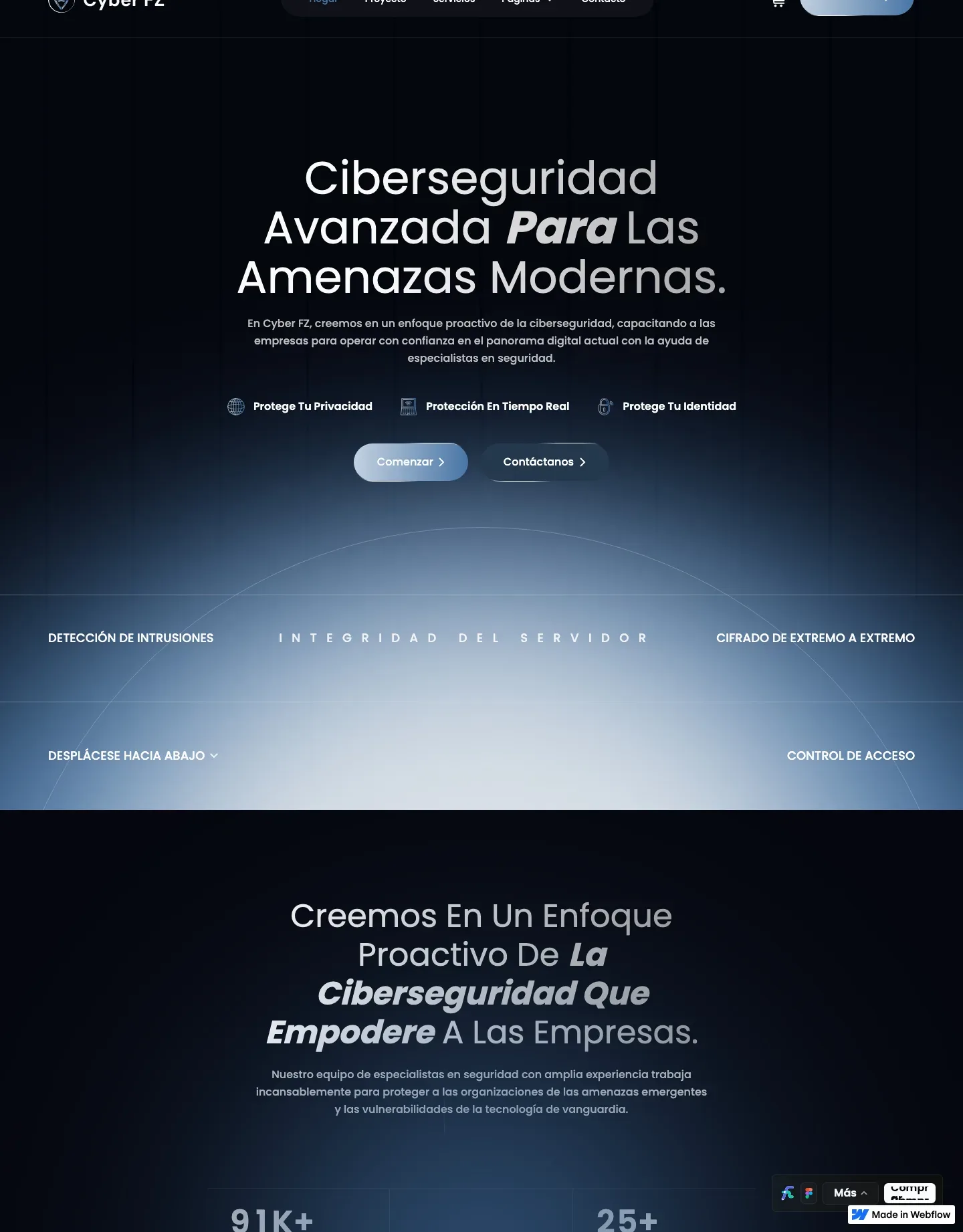 Diseño de página web para software y apps