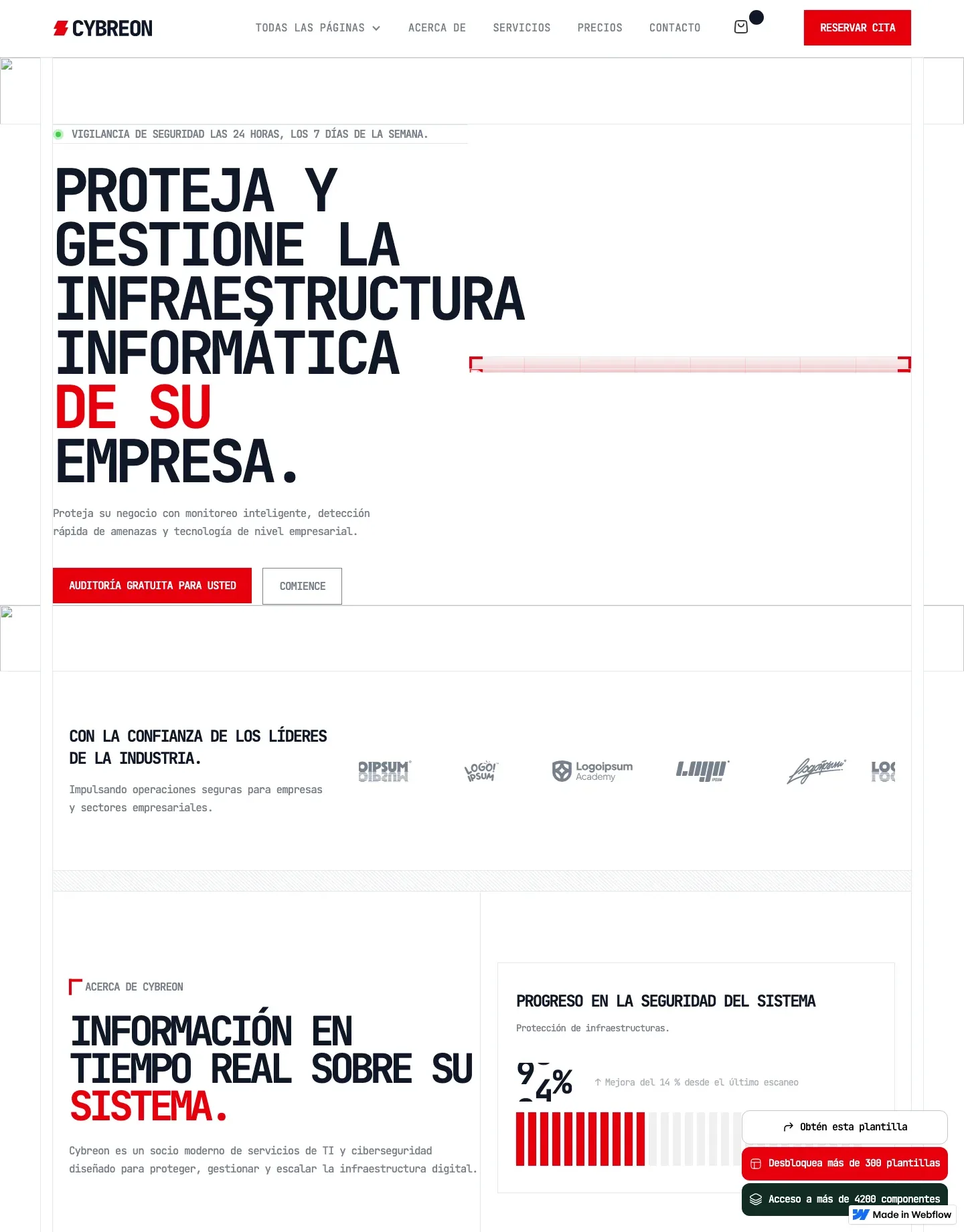Diseño de página web para software y apps