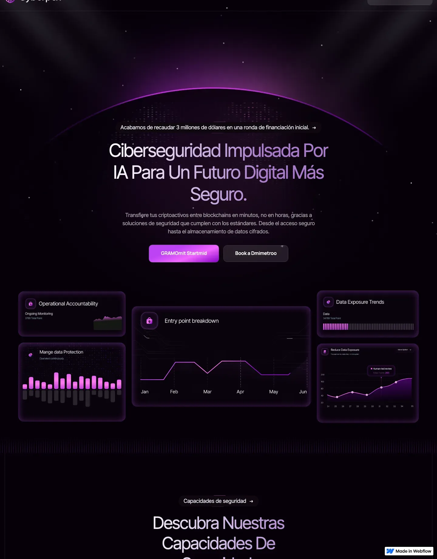 Diseño de página web para software y apps