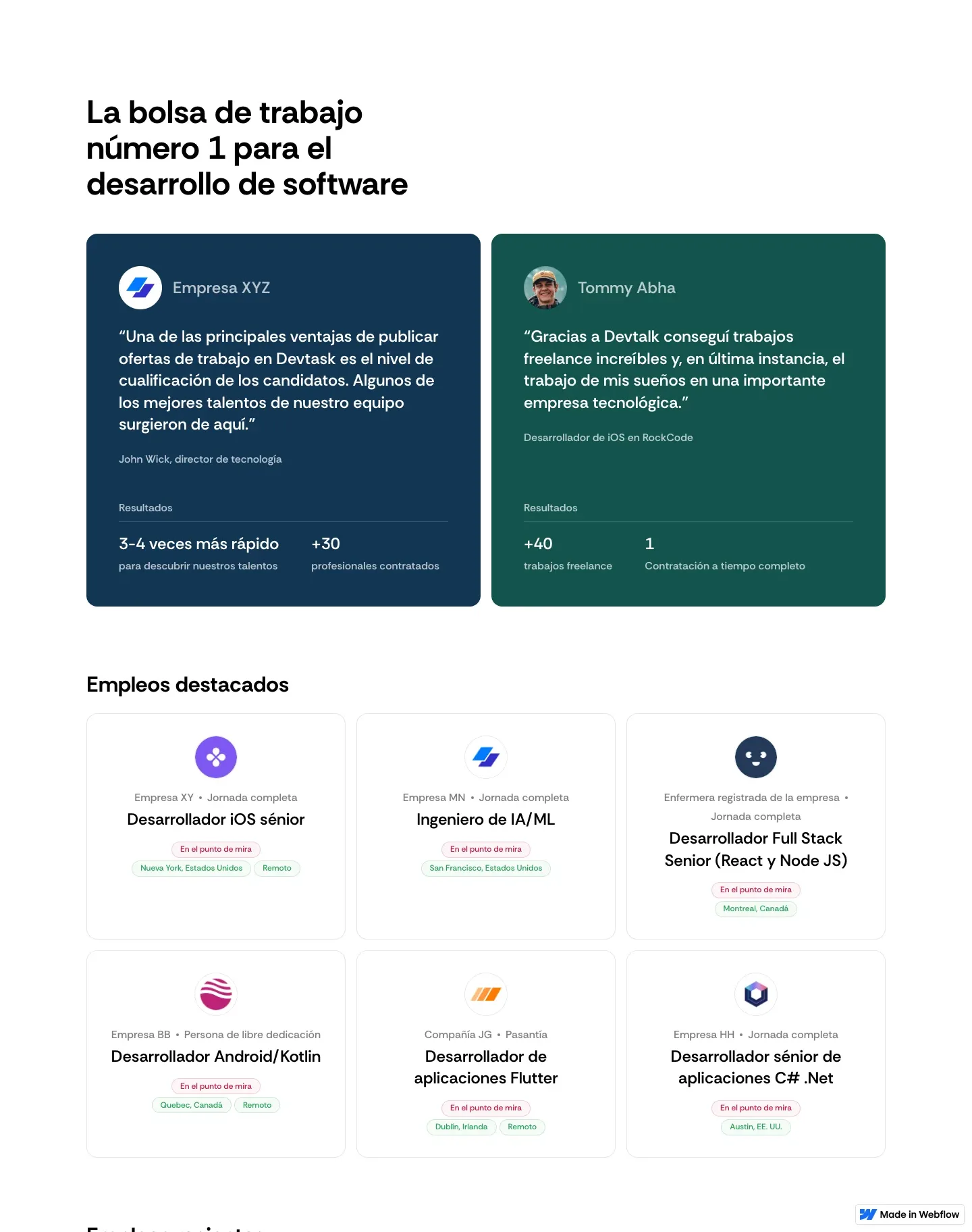 Diseño de página web para tienda online