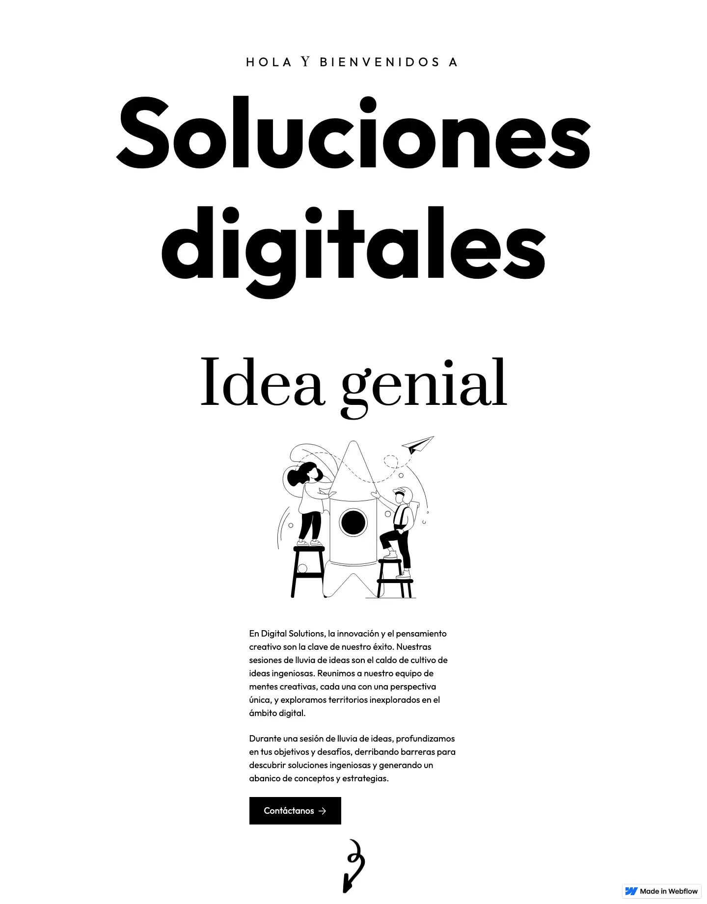 Diseño de página web para software y apps