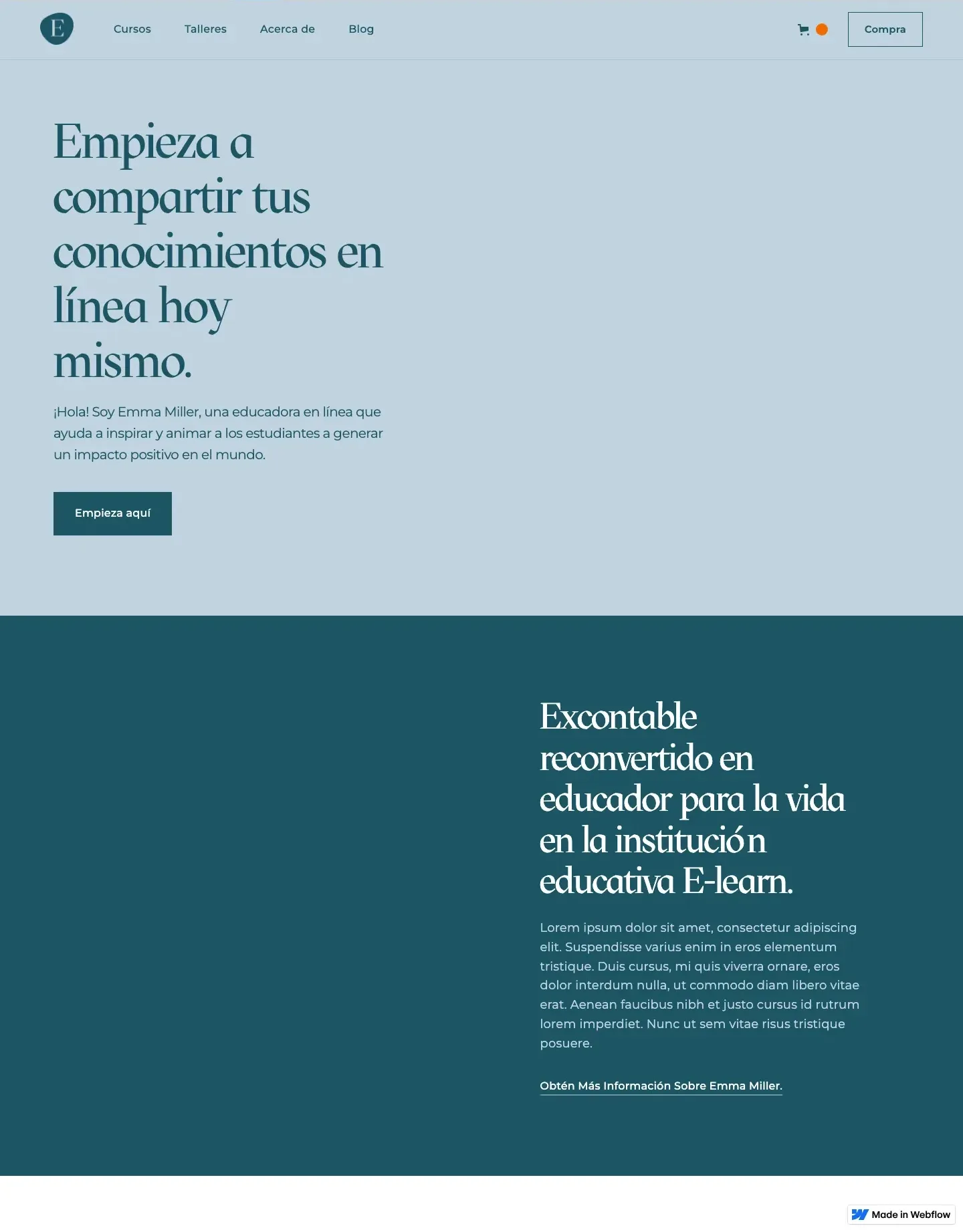Diseño de página web para educación