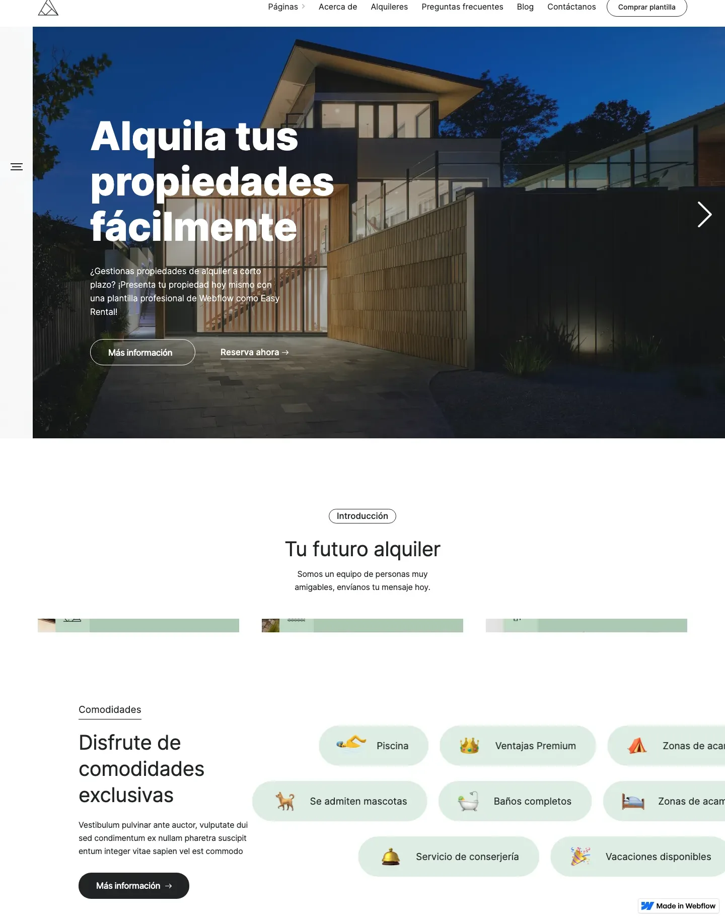 Diseño de página web para inmobiliarias