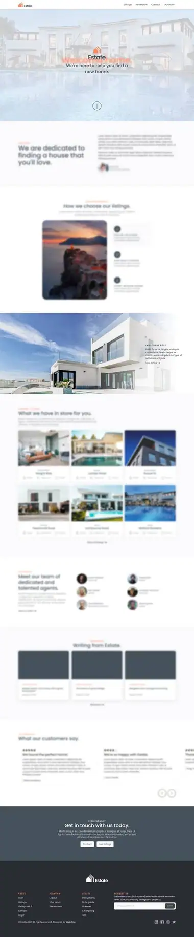 Diseño de página web para inmobiliarias