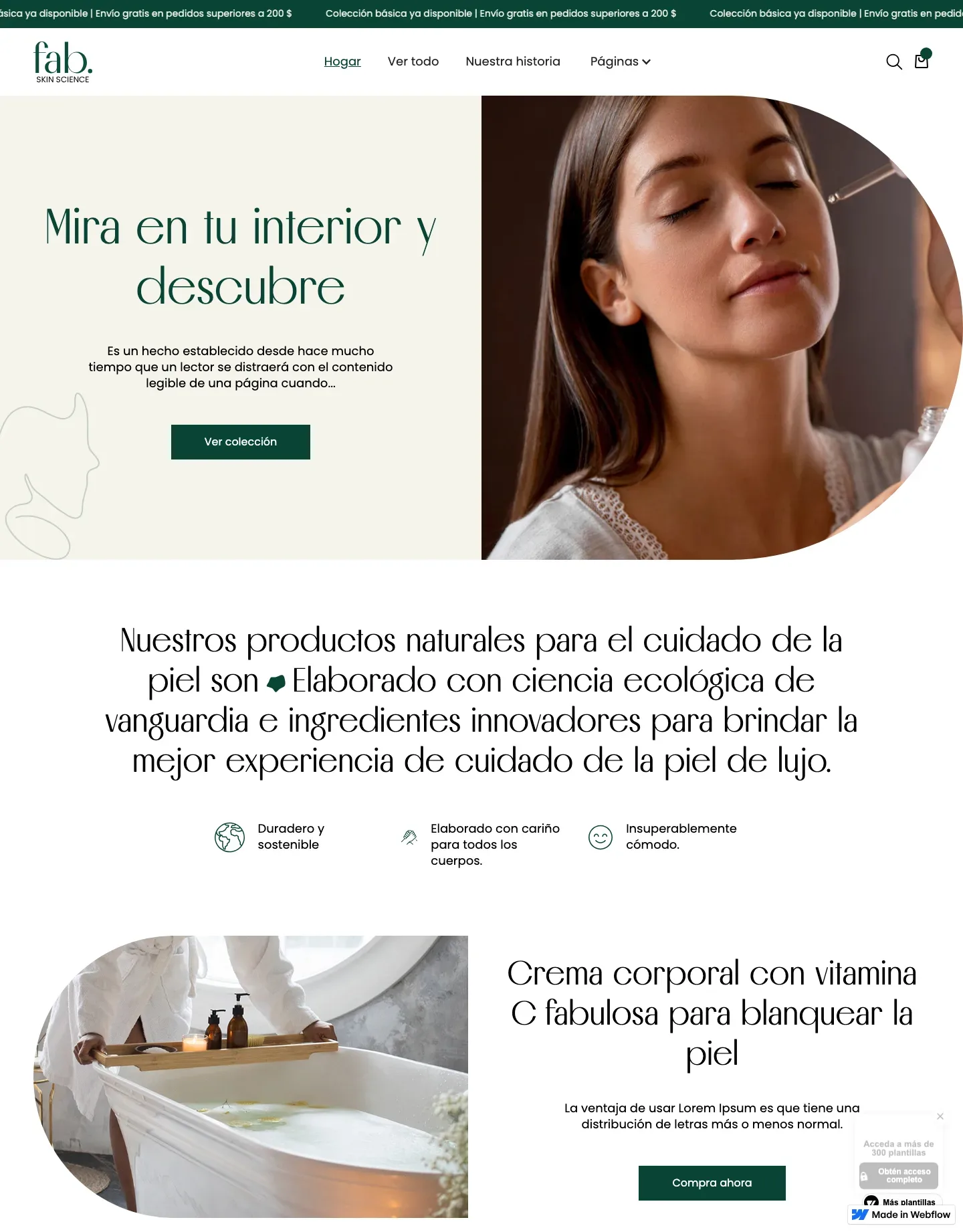 Diseño de página web para belleza y estética
