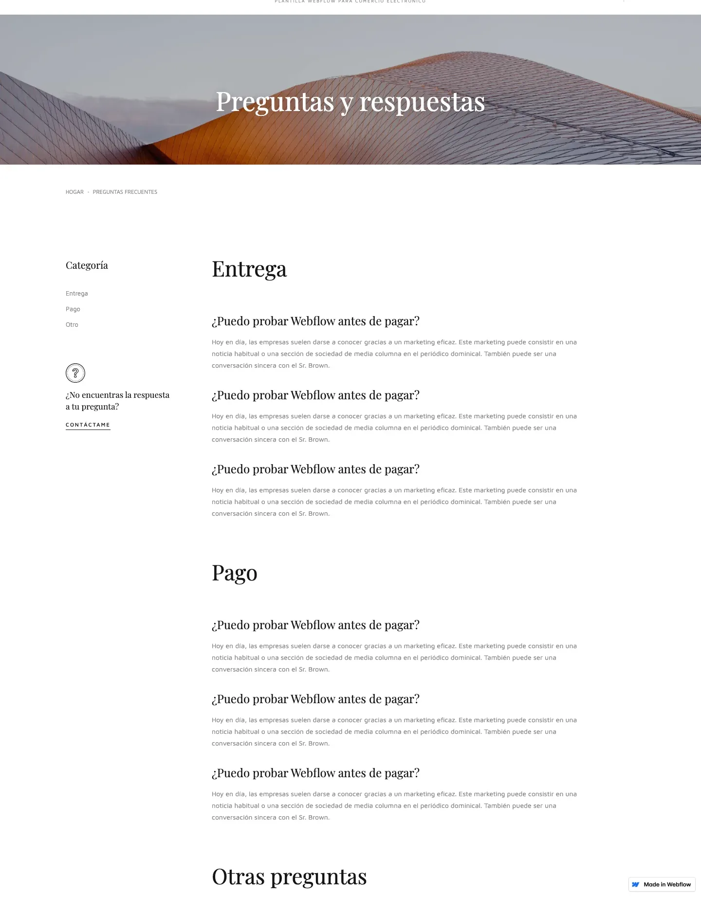Diseño de página web para fotografía y eventos