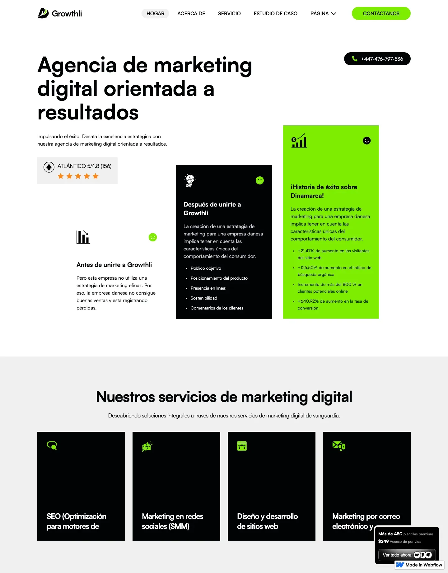 Diseño de página web para tienda online