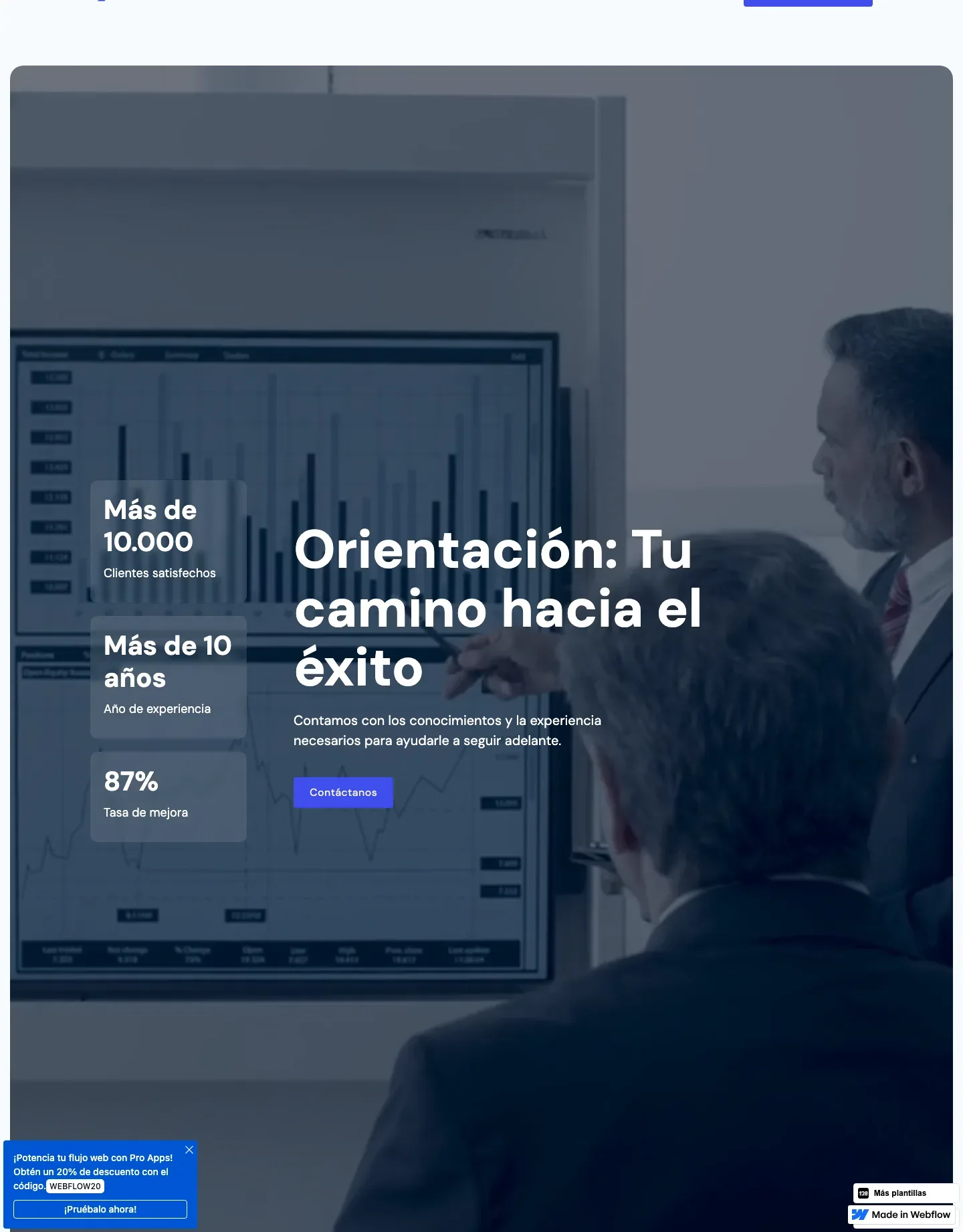 Diseño de página web para gimnasios