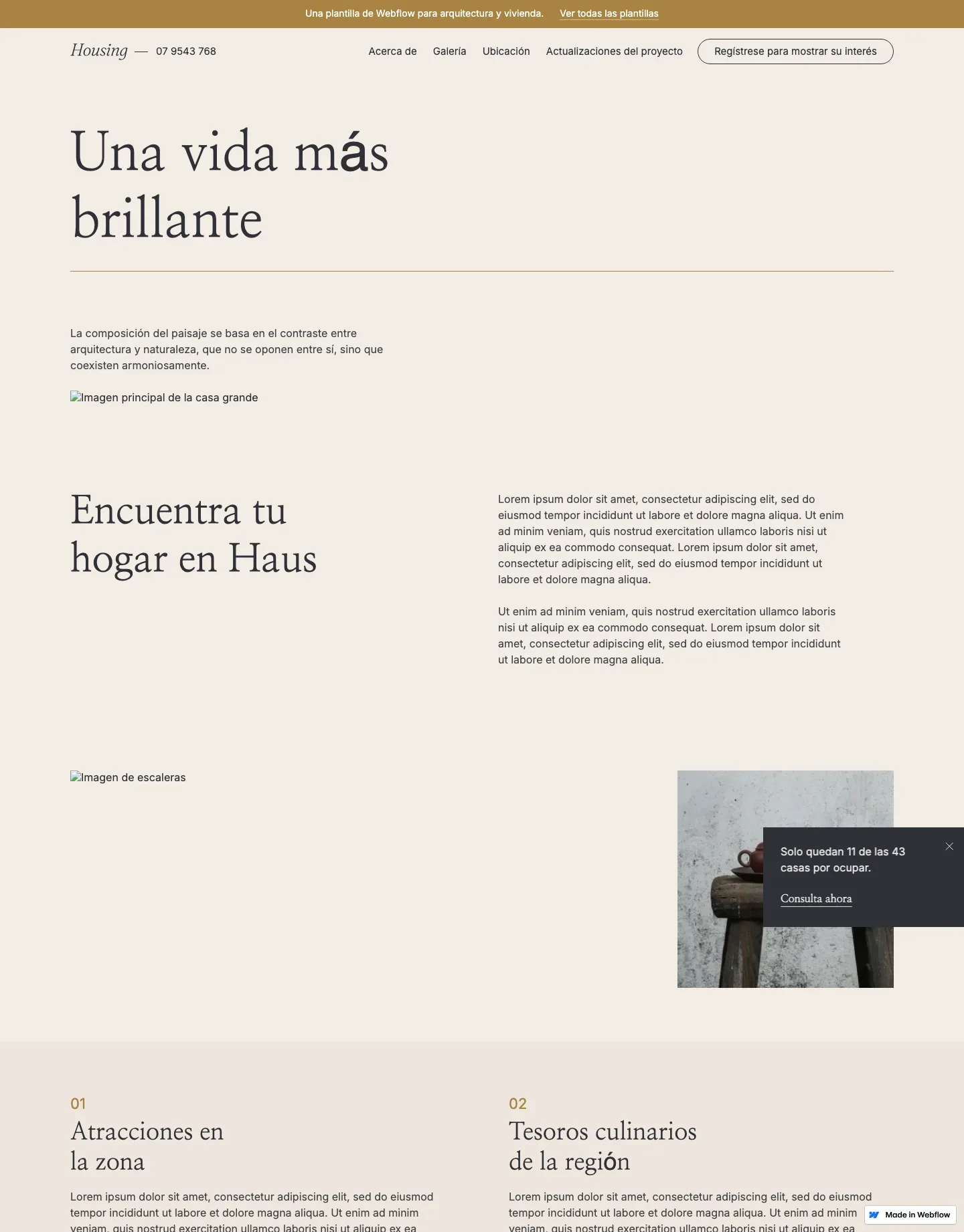 Diseño de página web para inmobiliarias