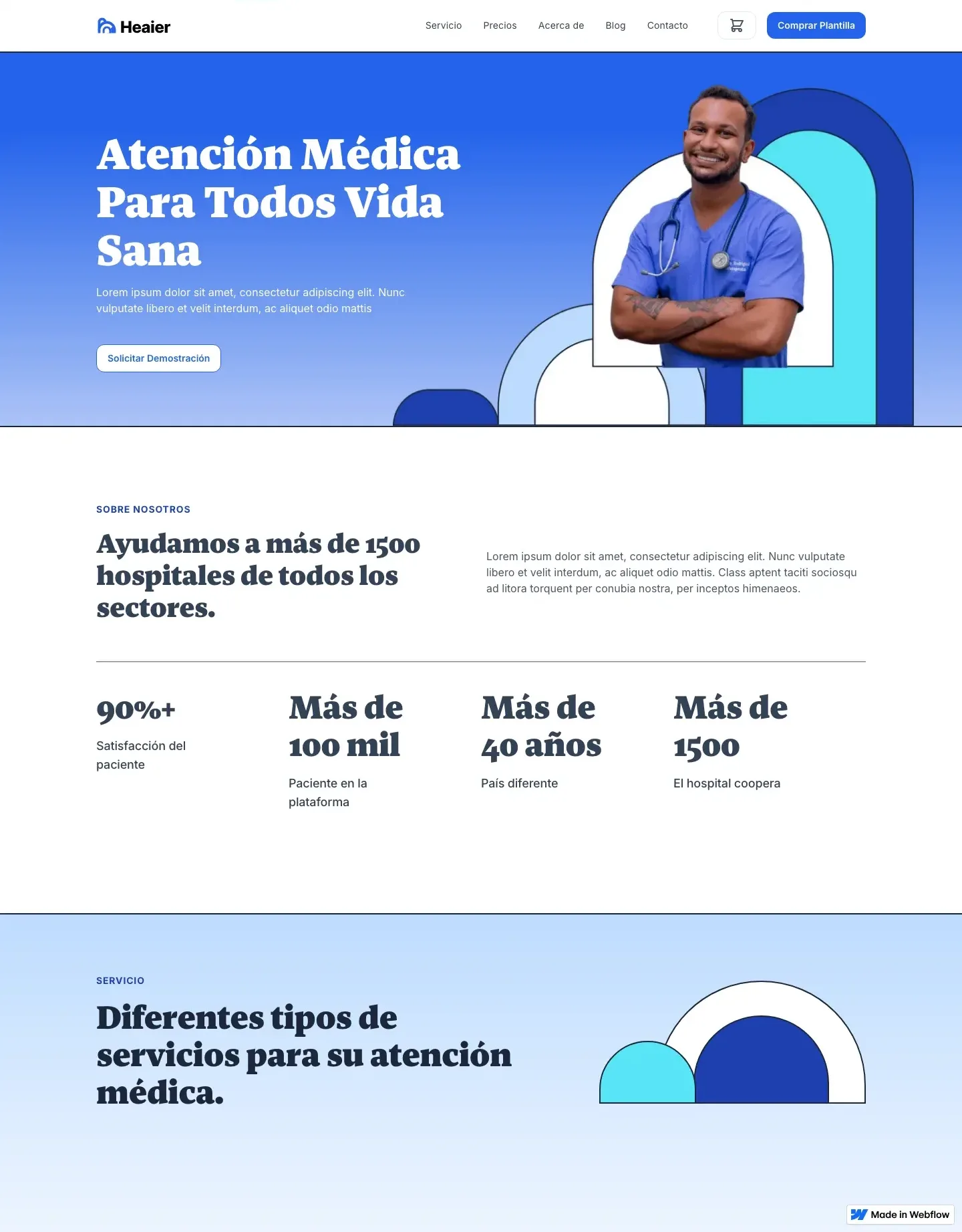 Diseño de página web para salud y bienestar