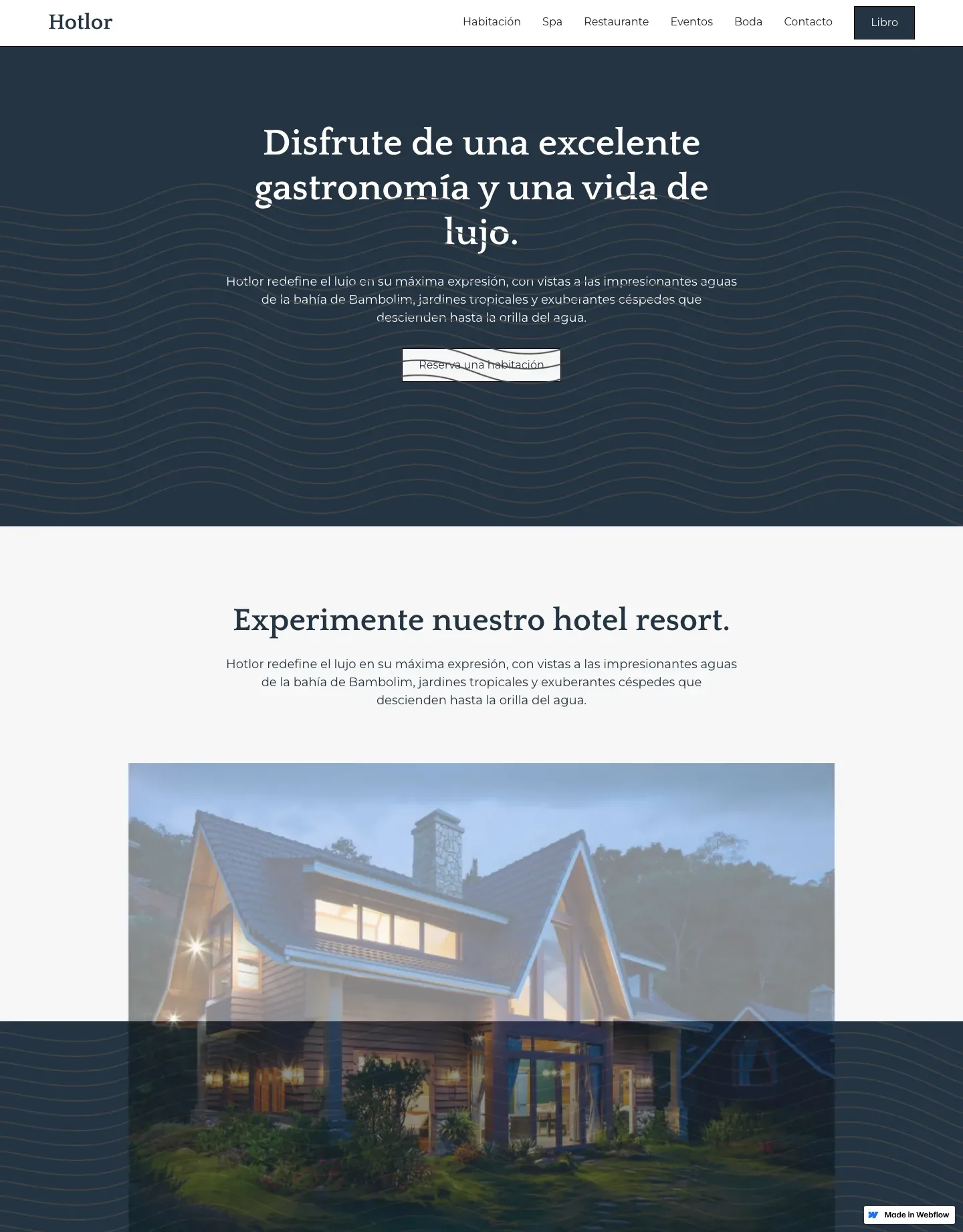 Diseño de página web para hoteles