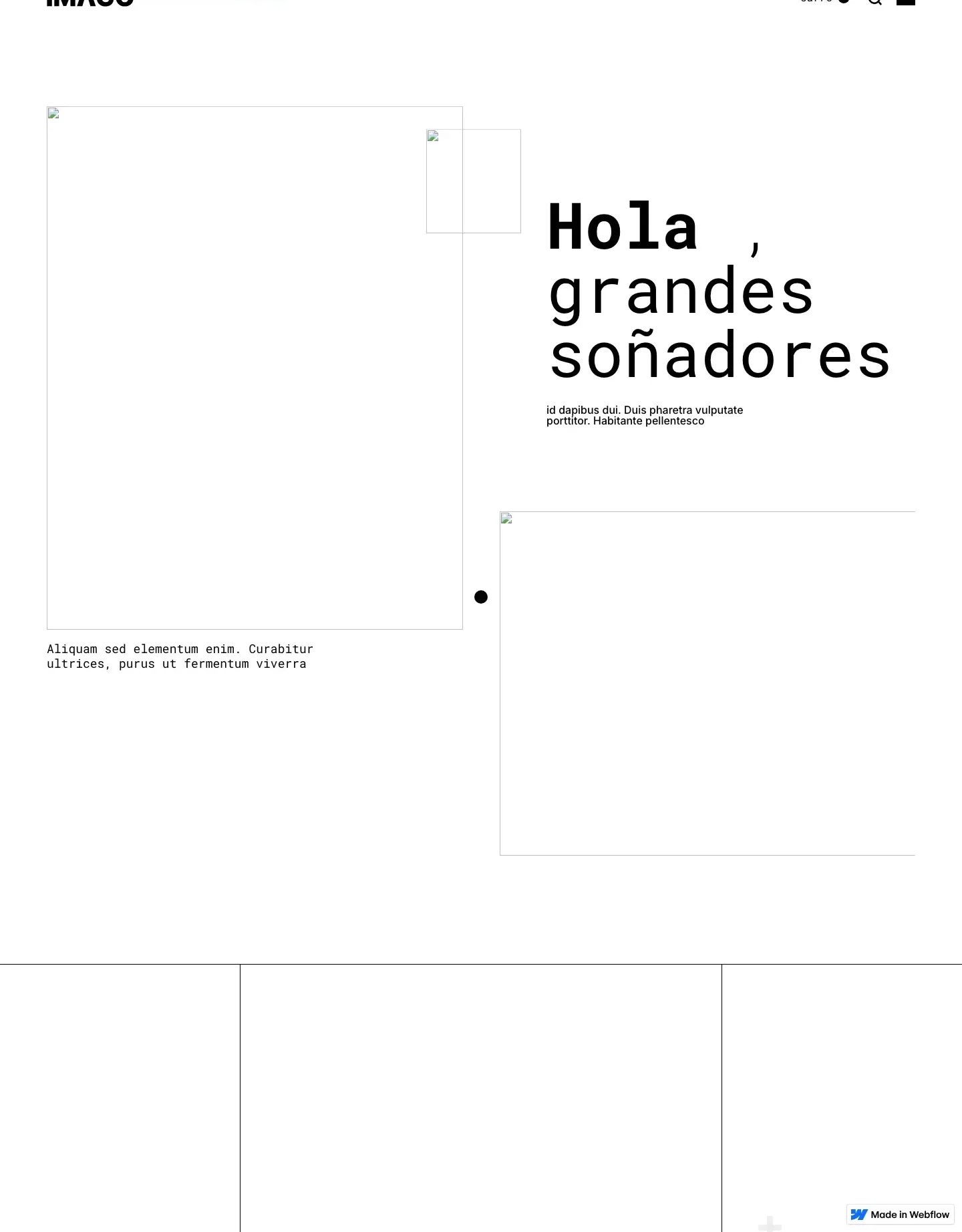 Diseño de página web para fotografía y eventos
