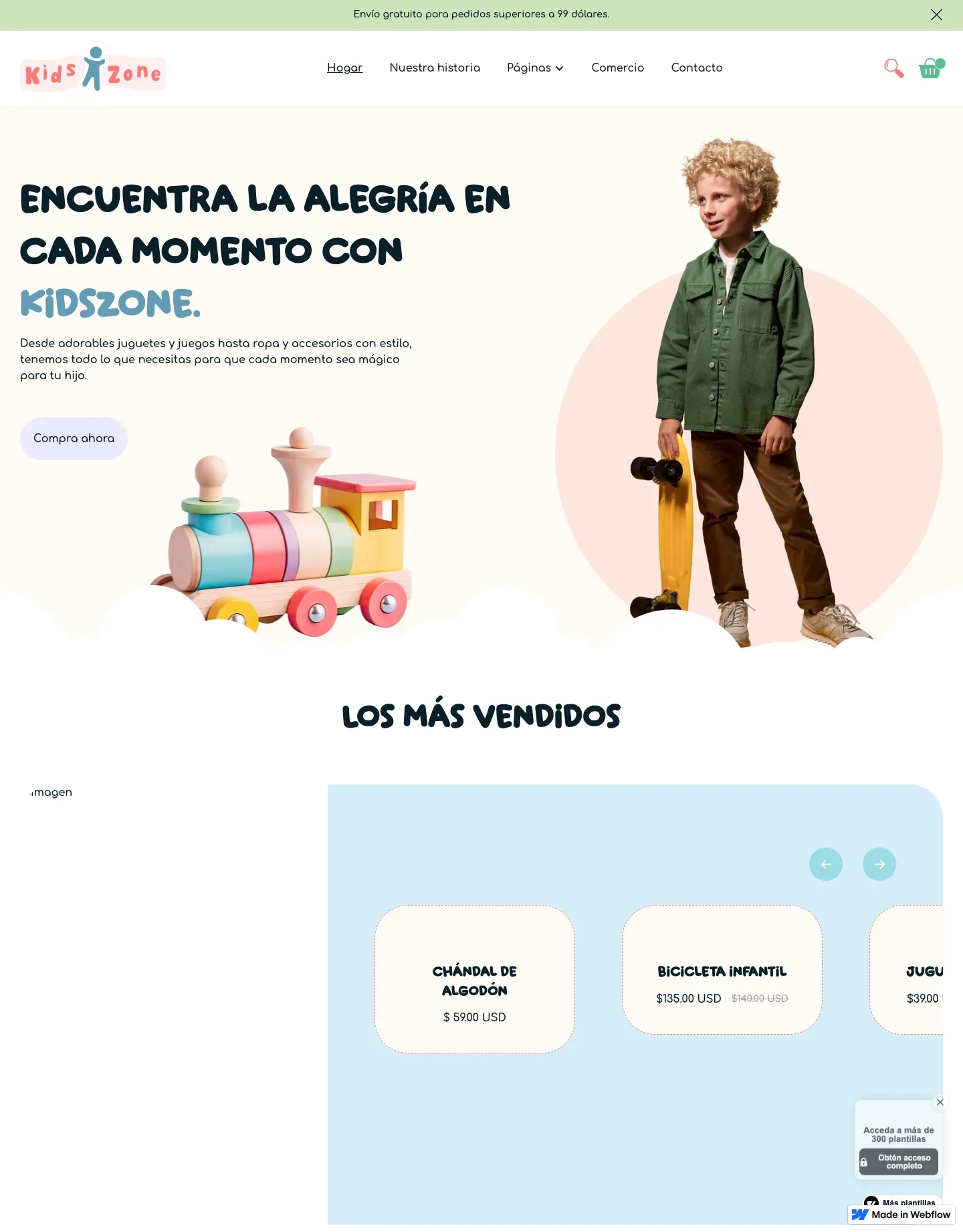 Diseño de página web para tienda online