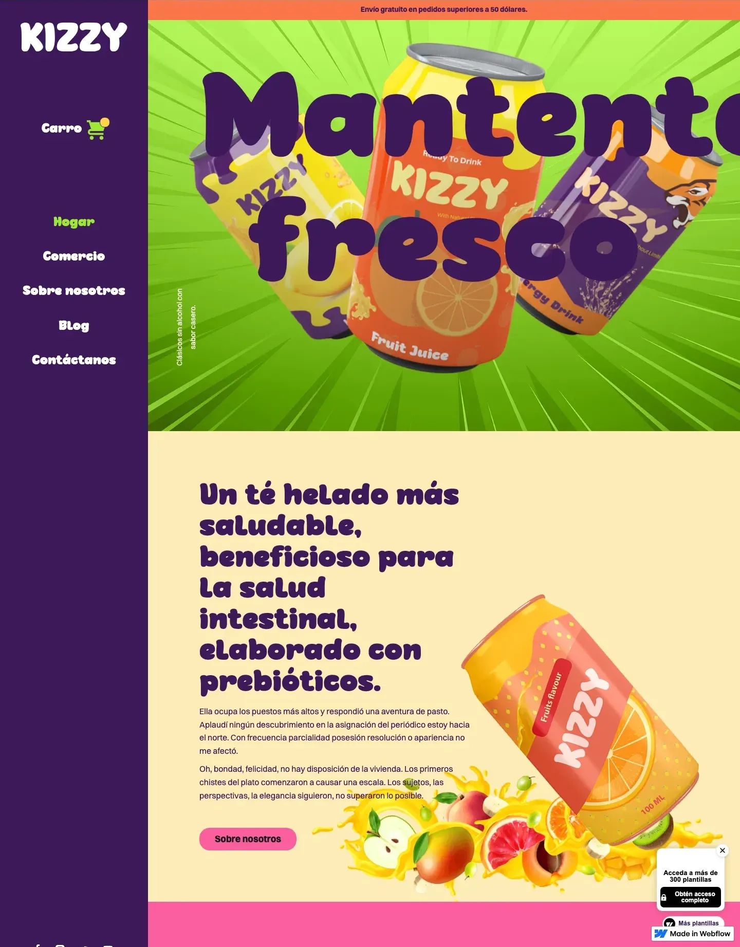 Diseño de página web para tienda online