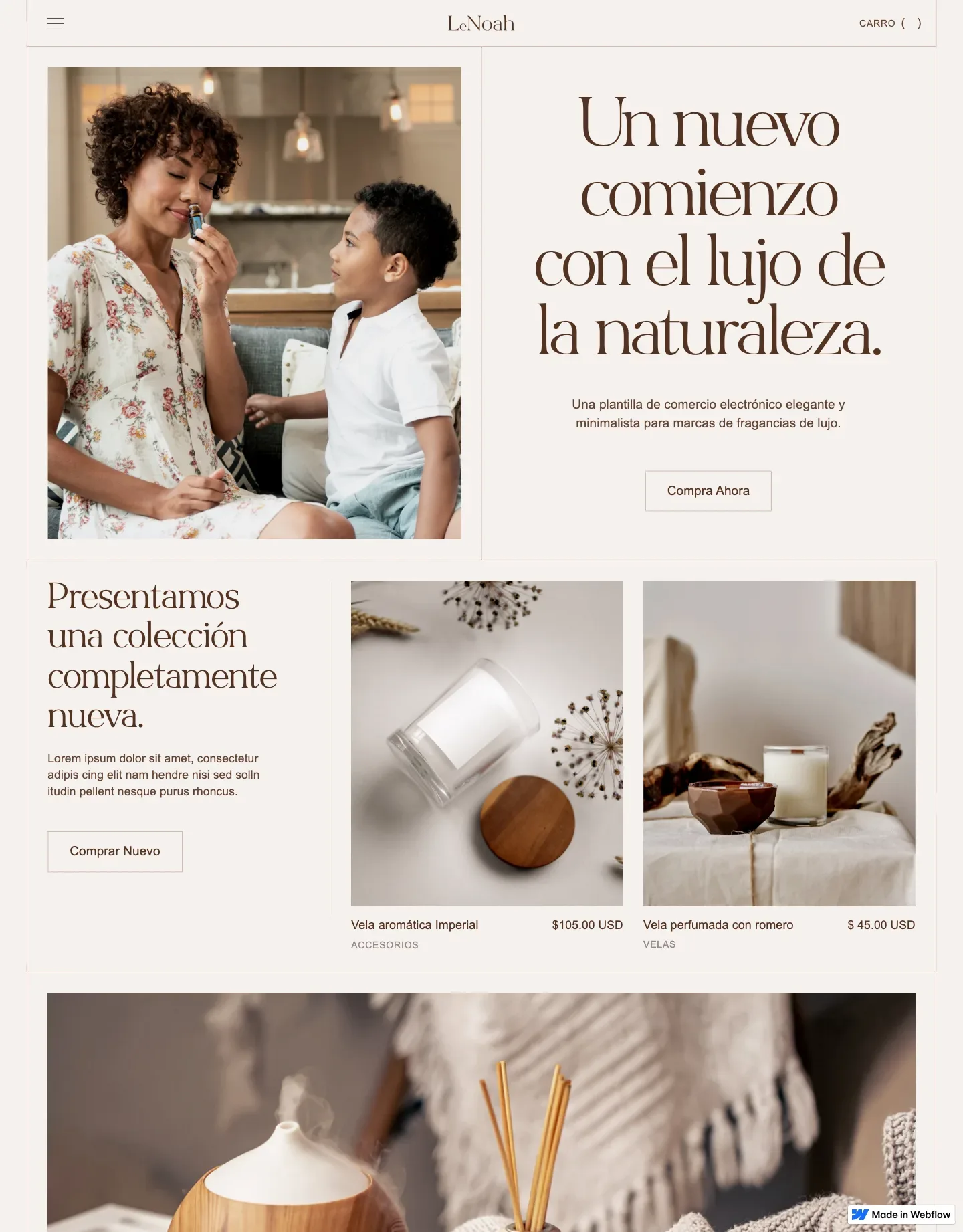 Diseño de página web para tienda online