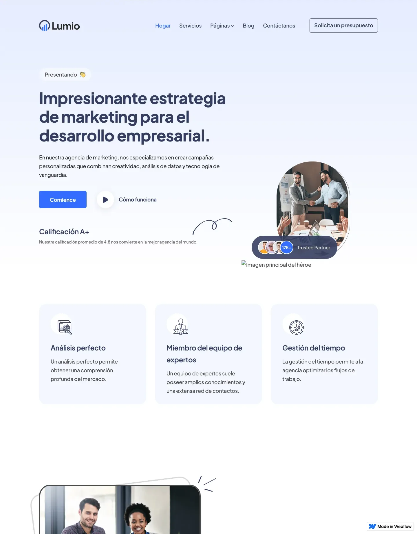 Diseño de página web para tienda online