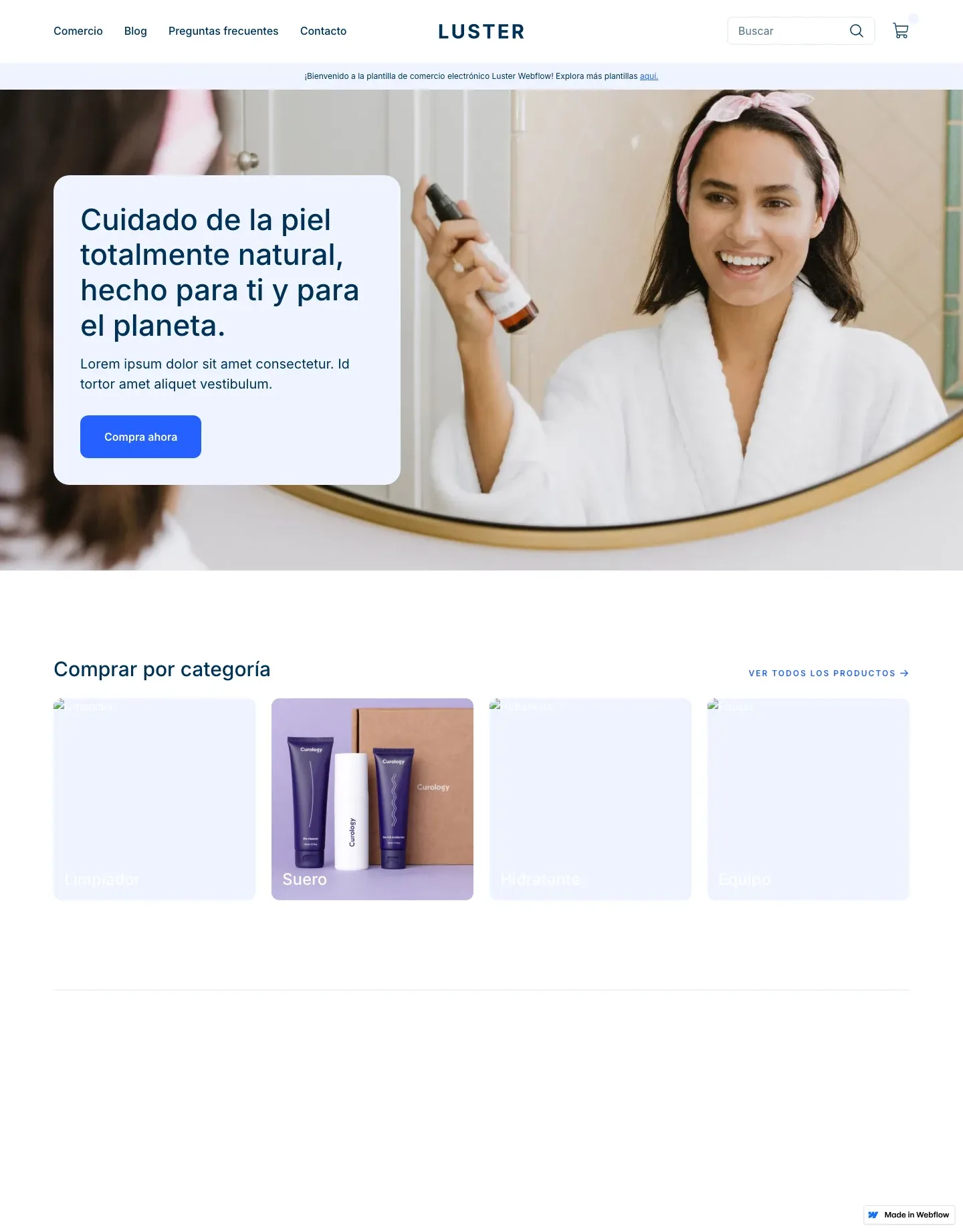 Diseño de página web para tienda online