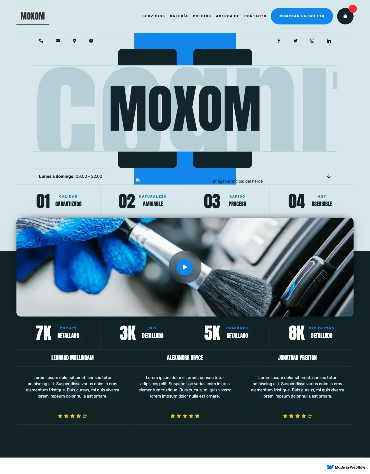 Diseño de página web para talleres y automotriz