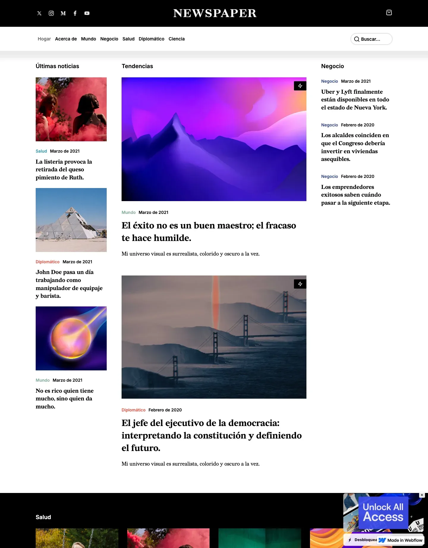 Diseño de página web para belleza y estética