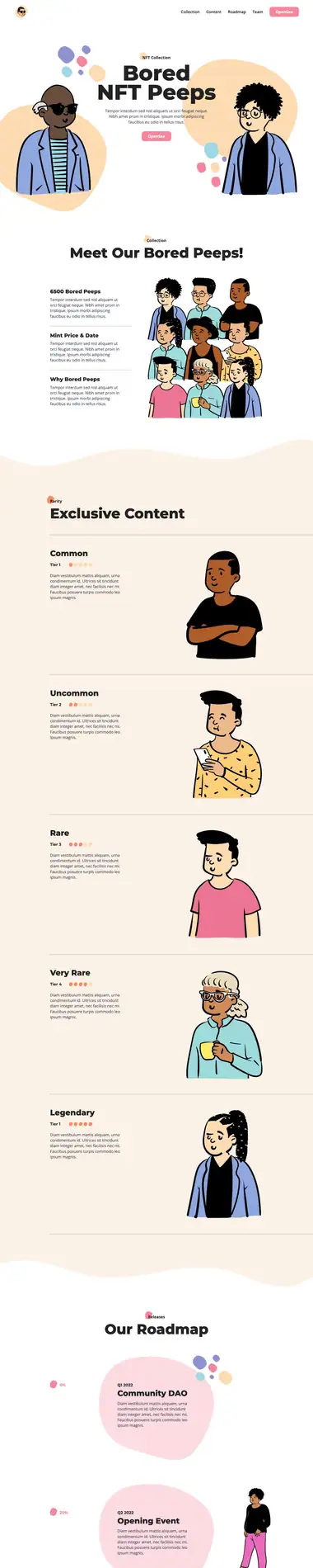 Diseño de página web para música y entretenimiento