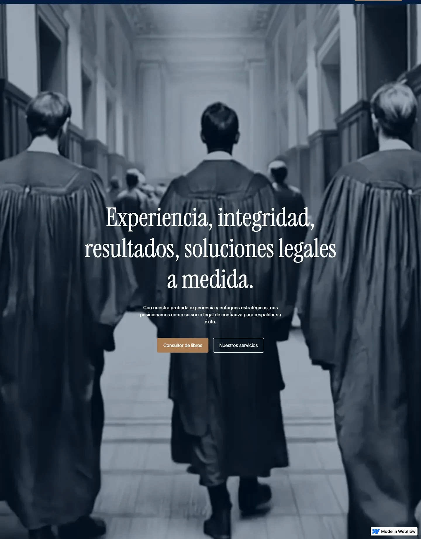 Diseño de página web para abogados