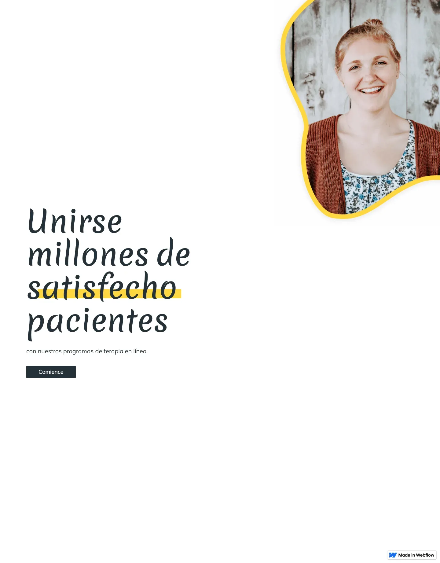 Diseño de página web para salud y bienestar