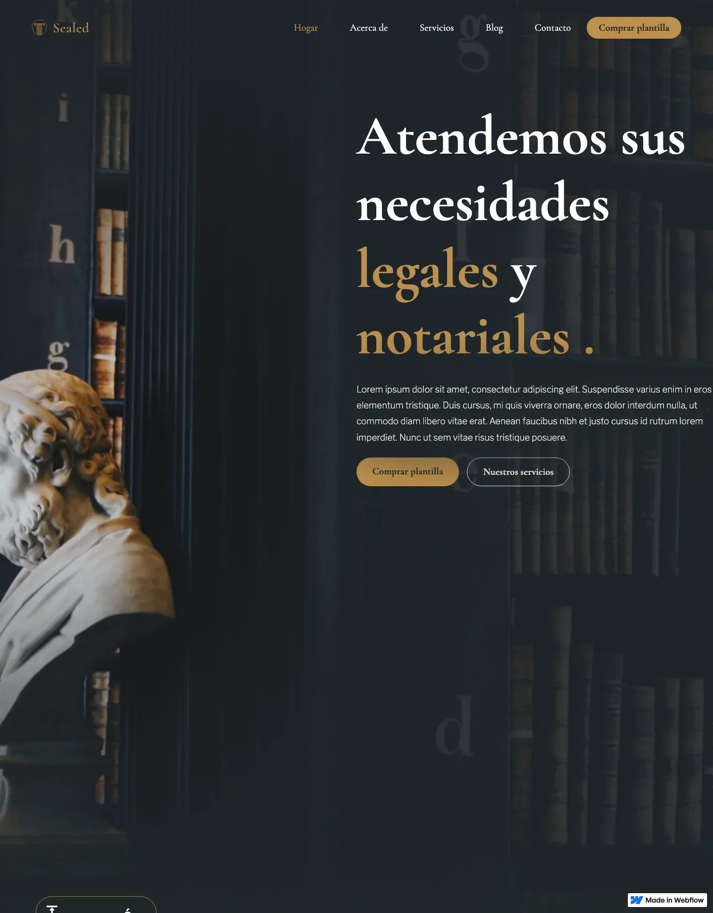Diseño de página web para abogados