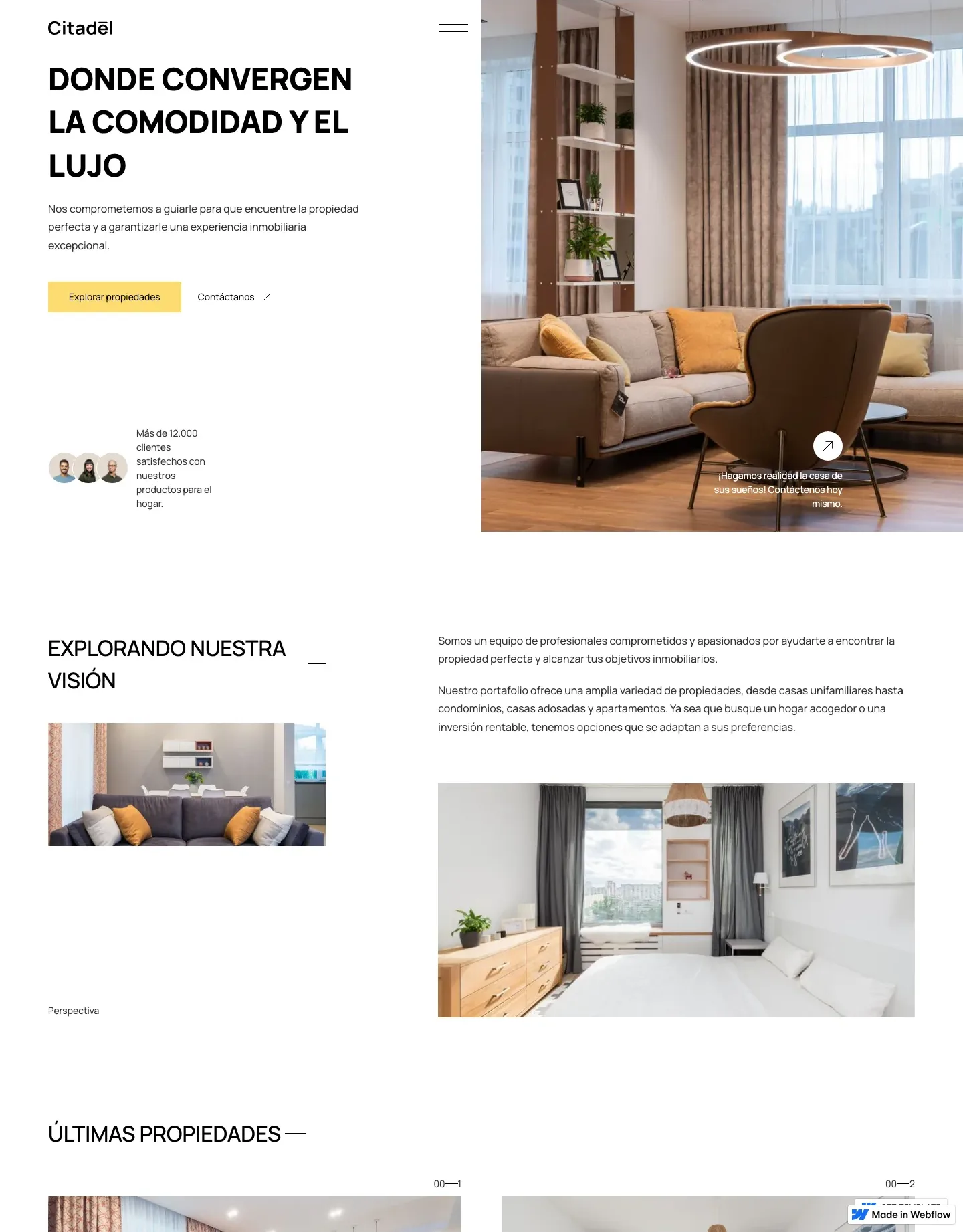 Diseño de página web para inmobiliarias