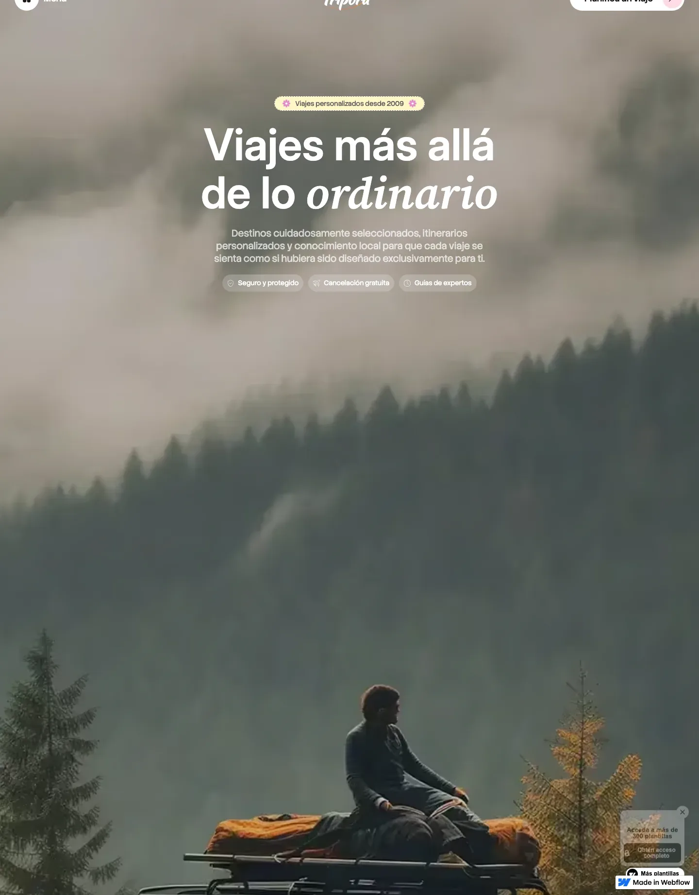 Diseño de página web para turismo y viajes